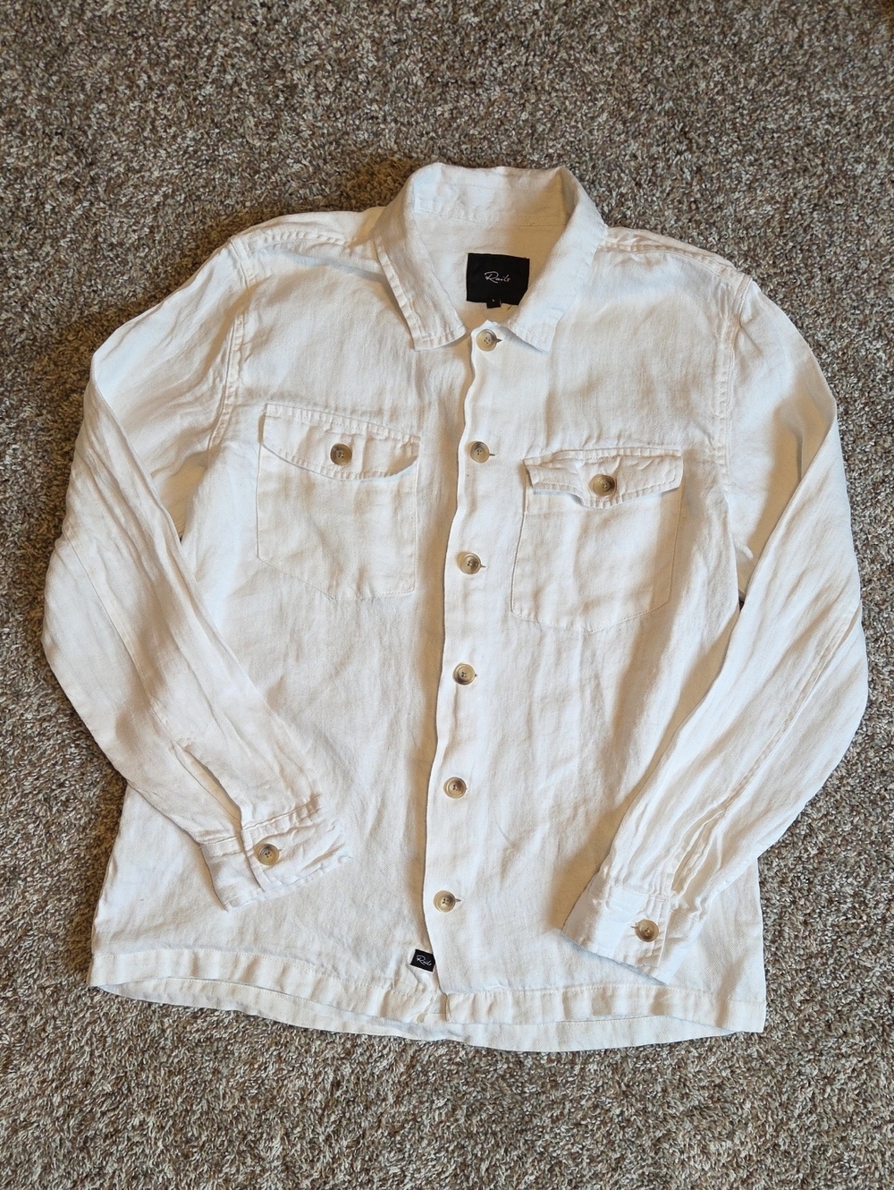 RAILS 100% Linen Button Down